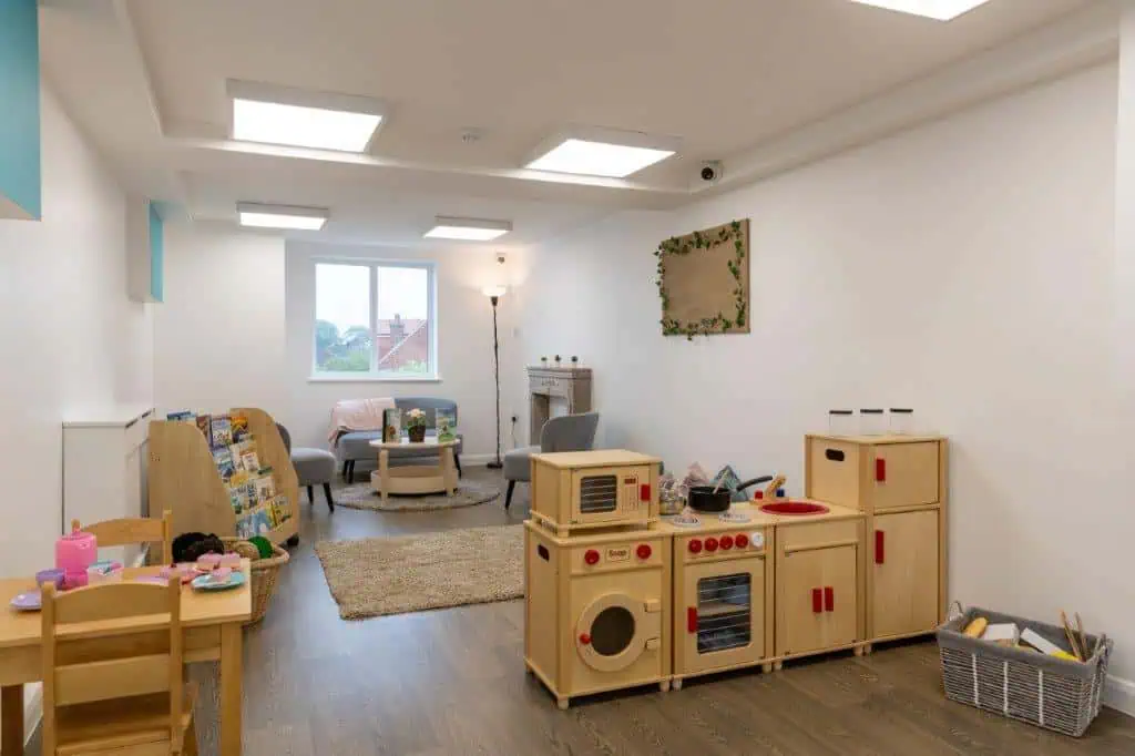 inside rooms at seer green nursery