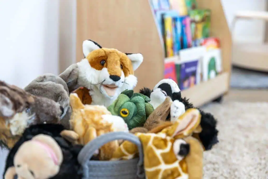 soft toys and play resources