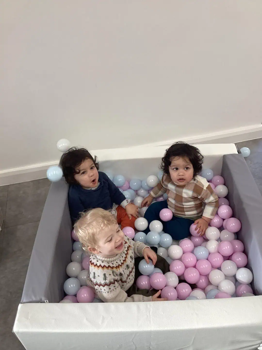 Ballpit play at Monkey Puzzle Seer Green Nursery and Preschool